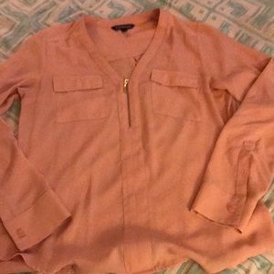 Express light pink portfolio blouse